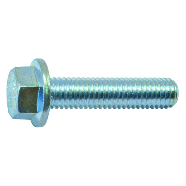 Midwest Fastener Class 10.9, M8-1.25 Flange Bolt, Zinc Plated Steel, 35 mm L, 6 PK 75705 - main